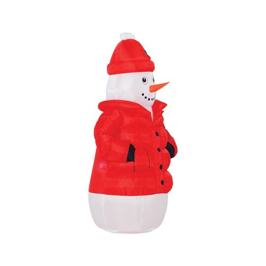A Holiday Company 6ft. Inflatable Snowman in Puffy Jacket